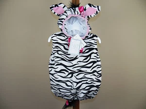 Koala Kids Zebra Halloween Costume Dress Up Size 9/12M Months **NEW W/ TAGS** - Picture 1 of 9