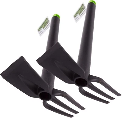 Gartenharke Handharke Gartenrechen Gartenharke Rechen Handrechen Gartenarbeit 2x - Bild 1 von 3