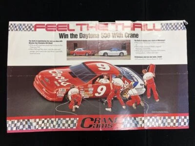 Bill Elliott #9 Coor's Light Melling / Crane Cams 22x36 Poster - Image 1 of 4