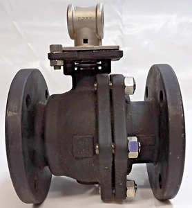 FNW 3" Full Port Carbon Steel Flanged Ball Valve Class 150, No Handle - Picture 1 of 8