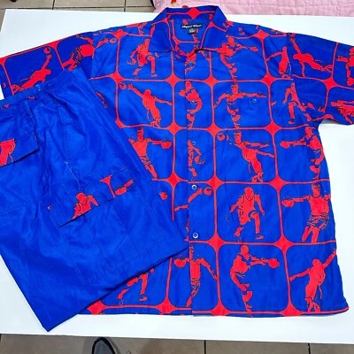 Conjunto de camisa y pantalones de baloncesto con botones 2XL ropa de calle de colección Regal Wear Foto 1 de 4