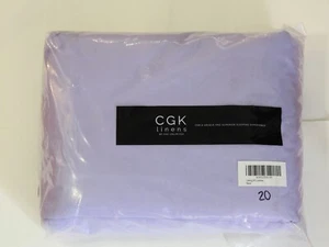 CGK Linens Cal King Flat Sheet, Fitted Sheet, 4 Pillowcases Lavender NEW - Picture 1 of 2