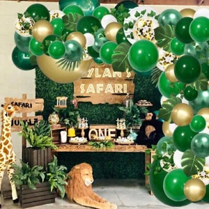 Jungle Safari Balloon Garland Birthday Decor Baby Shower Party Balloons Arch Kit - Picture 1 of 12