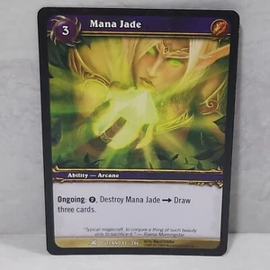 World Of Warcraft Fires Of Outland Mana Jade 42/246 TCG Card - Picture 1 of 2