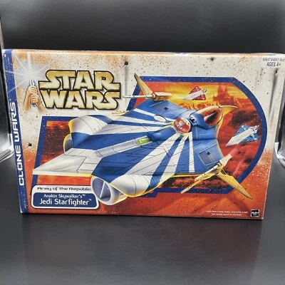 2003 Star Wars The Clone Wars Anakin Skywalker's Jedi Starfighter SEALED - Image 1 of 4