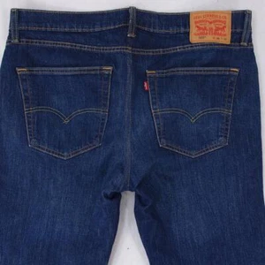 Herrens Levi's 505 Regular Gerades Bein Elasthan Blau Jeans W36 L32 - Bild 1 von 9