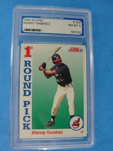 1992 Score: #800 Manny Ramirez NM-MT Pro Grading 8 166124 - Picture 1 of 3