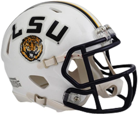Riddell LSU Tigers White Revolution Speed Mini Football Helmet Cover
