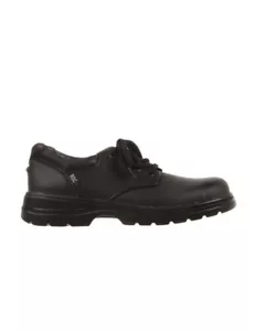 ROC KICK Junior Black Lace School Shoes - ROCBOOTS - AU/UK Junior Size 10.5 - Picture 1 of 5