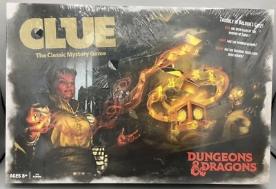 Clue Dungeons & Dragons Classic Mystery Board Game Sealed New Read - Image 1 of 4