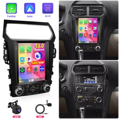 64GB Android 13 Car Radio Stereo For Ford Explorer 2011-2019 Carplay GPS Navi Foto 1 de 4