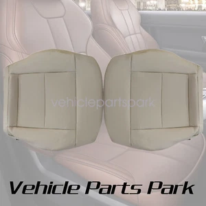 2014-2016 Fits Mercedes Benz E350 W212 Driver + Passenger Bottom Seat Cover Tan - Bild 1 von 15