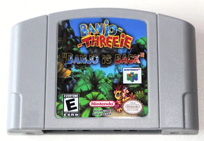 Banjo Threeie English Version Game For N64 NTSC-U/C US Canada Kazooie - Image 1 of 2