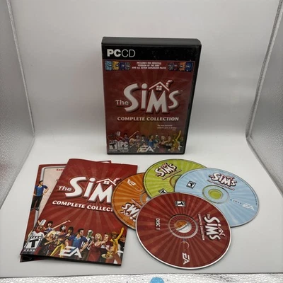 Sims: Complete Collection (PC: Windows, 2005) Comes W/ 4 Discs & Case - Image 1 of 4
