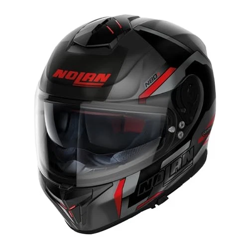 NOLAN N80-8 WANTED Full Face Motorcycle Helmet Red/71 Size L 59-60cm 45663 - Image 1 of 1