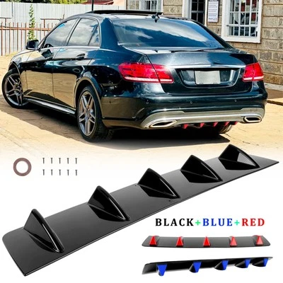 Difusor de alerón de parachoques trasero divisor de tiburón para Mercedes-Benz E350 E63 W210 W212 Foto 1 de 4