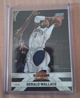 10-11 Panini Threads Gerald Wallace PRIME PATCH /50 CHARLOTTE BOBCATS (MEM) - Image 1 of 2