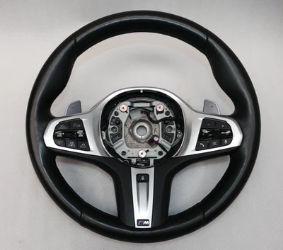 BMW G30 G11 G14 G05 G06 G07 Lenkrad Leder M Sportlenkrad Schaltwippen 8008186 - Bild 1 von 4