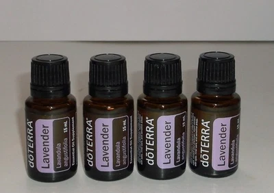 doTerra  Lavender Lot of 4 Essential Oil Supplement 15 ml EXP 2025, 2026, 2027 - Image 1 of 2
