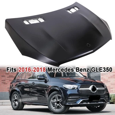 Primed Hood Replacement for Mercedes GLE63 AMG 2016-2019 W166 Foto 1 de 4
