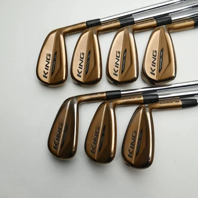 Used Cobra King Forged Tec Copper Iron Set / 5 - PW + GW / Stiff Flex - Image 1 of 4