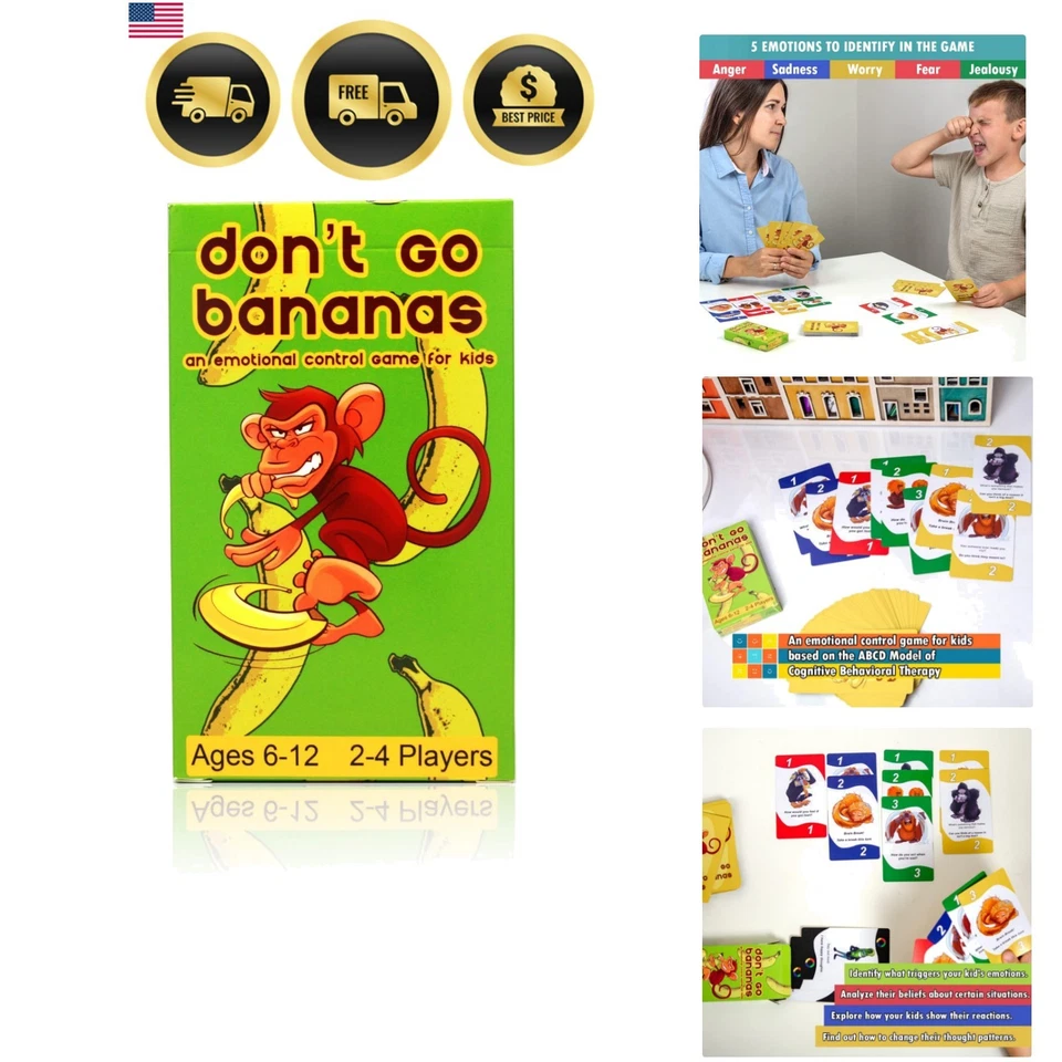 CBT Kids Therapy Game Emotional Control Social Skills Play 2-4 Player - Image 1 of 4