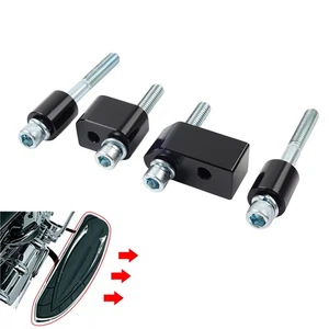 1" Fahrer-Trittbrettverlängerungen Abstandshalter-Kit für Harley Road Glide - Bild 1 von 10