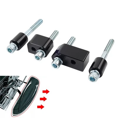 1" Fahrer-Trittbrettverlängerungen Abstandshalter-Kit für Harley Road Glide - Bild 1 von 4