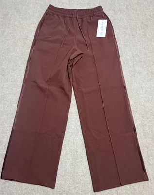 Athleta Endeavor Relaxed Pants Womens Small Brown Quick Dry Wide Leg Stretch New - Image 1 of 4