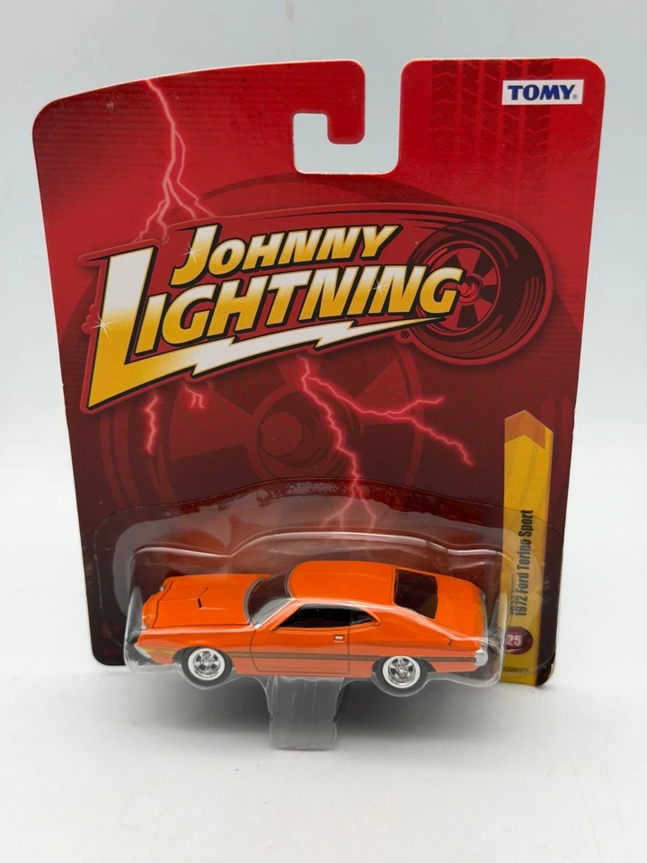 Johnny Lightning Forever 64 1972 Ford Torino Sport, Orange, 1:64, NIB - Image 1 of 4
