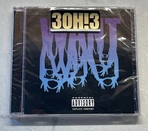 3OH!3 Want CD, 2008 NEW SEALED Photo Finish Records Sean Foreman Nathaniel Motte - Picture 1 of 14