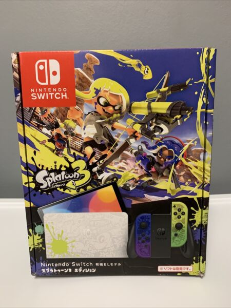 Nintendo Switch &ndash; OLED Model Splatoon 3 Special Edition- Brand New In Box