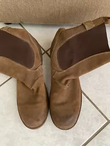 Frye Brown Snuff Suede Roughout Genuine Leather Boots Men’s Sz 11 - Picture 1 of 8
