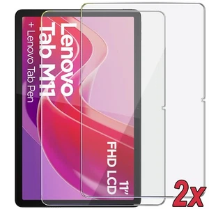 2x 9H Schutzglas für Lenovo Tab M11 (TB330) 2024 Panzerfolie Glas Full-Cover - Afbeelding 1 van 7