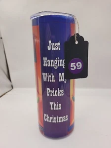 Just Hanging with Pricks Christmas Cactus 20oz Stainless Steel Tumbler #20059 - Picture 1 of 3