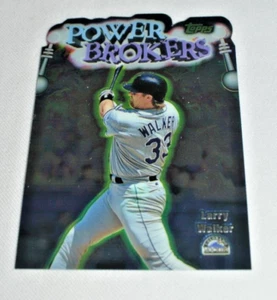 1998 TOPPS - LARRY WALKER COLORADO ROCKIES POWER BROKERS CARD PB15 - Picture 1 of 4