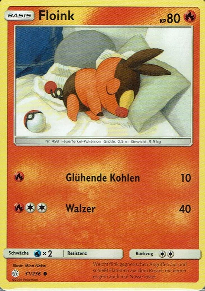   Pokemon Sammelkarte SM12 Karte TCG Welten im Wandel Basis Floink 31/236 - Bild 1 von 1