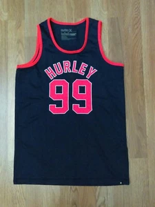 Nike Dri-Fit Blue Red Hurley Basketball Jersey Tank #99 Youth Large 12-13 years - Picture 1 of 8