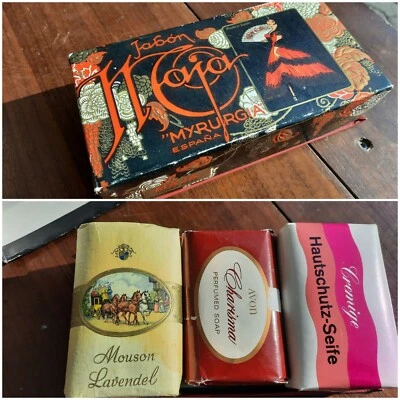 3x hübschen &verschiedenen Seife: Mousson Lavendel, Charisma, Cremige Hautschutz - Bild 1 von 4