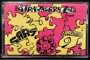CASSETTE TAPE - The Strawberry Zots - Cars Flowers Telephones - Picture 1 of 2