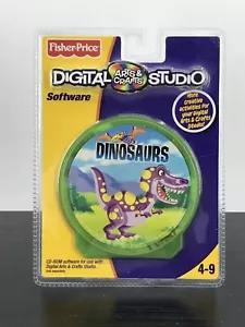 Fisher-Price Digital Arts & Crafts Studio Software Dinosaurs NEW - Foto 1 di 3