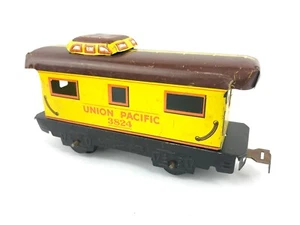 Vintage Marx #3824 Union Pacific Caboose O Scale - Picture 1 of 5