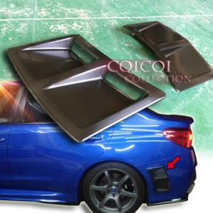 Unpainted 2pcs rear bumper side vent cover for Subaru 15~21 WRX / WRX STi sedan◎ - Bild 1 von 4