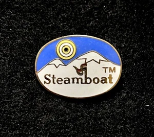 STEAMBOAT Muelles Esquí Esquí Pin Insignia COLORADO Resort Viaje Solapa de Recuerdo - Imagen 1 de 3