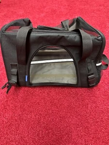 OxGord Pet Carrier - Soft-Sided  collapsible.  19”x10”x13” black - Picture 1 of 8