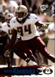 2006 Press Pass Blue MATHIAS KIWANUKA #36 BOSTON COLLEGE EAGLES 🏈 - Picture 1 of 2