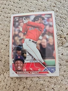 2023 Topps Chrome Update Emmanuel Valdez RC USC19 Refractor - Picture 1 of 2