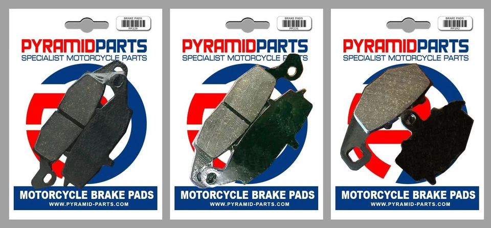 Pastillas de freno delanteras y traseras (3 pares) para Kawasaki ER-6n 650 2006-2008 Foto 1 de 1