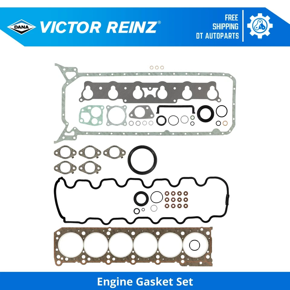 Juego de juntas de motor Victor Reinz 1989 1990 para Mercedes-Benz 300SEL 1988-1991 Foto 1 de 1