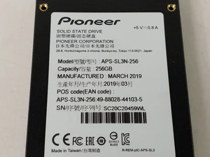 Pioneer APSSL3N256 256 GB SATA III 2.5 in Solid State Drive - Picture 1 of 6